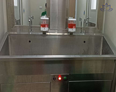 Installation Process of Stainless Steel Scrub Station